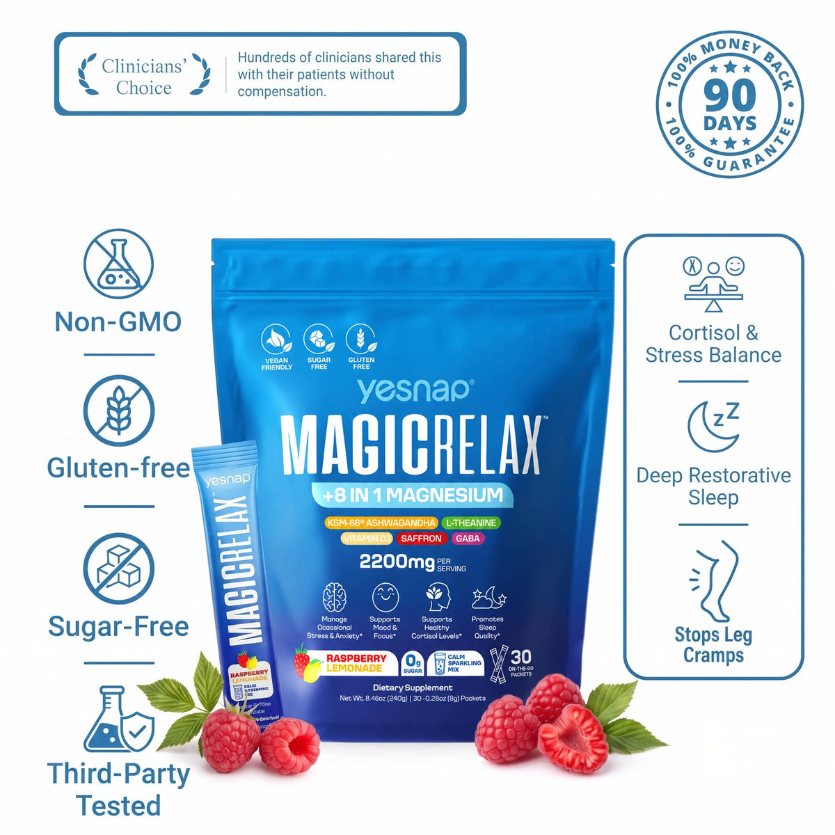 YESNAP MagicRelax™ 8-in-1 Magnesium Glute Booster