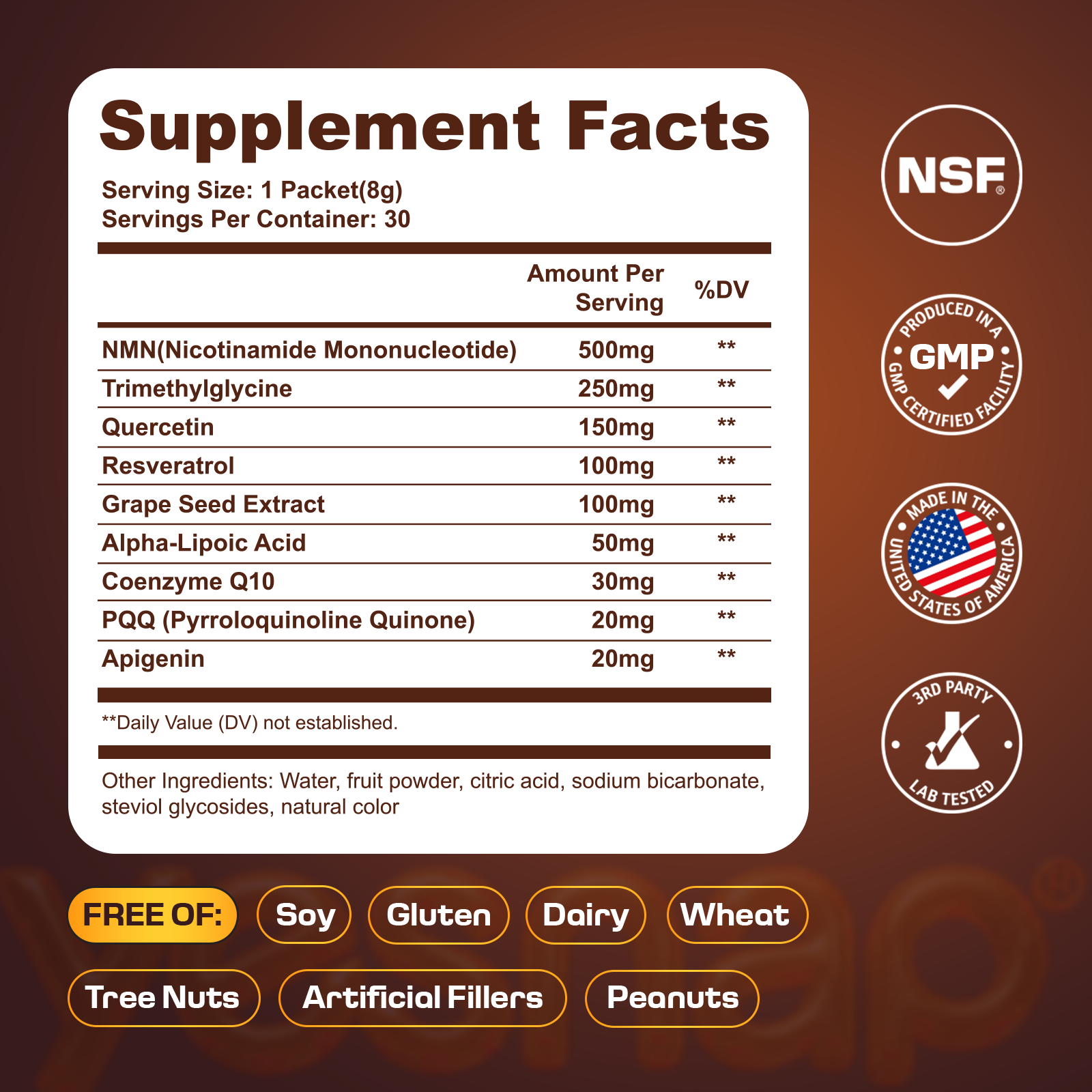 𝗬𝗲𝘀𝗻𝗮𝗽 NMN (Nicotinamide Mononucleotide)™