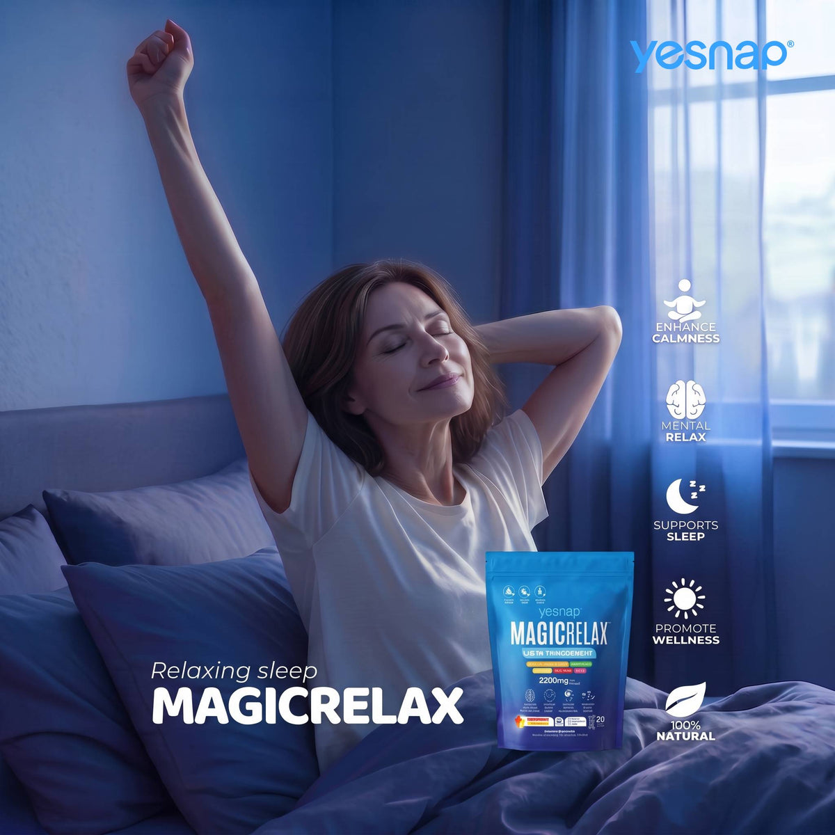 YESNAP MagicRelax™ 8-in-1 Magnesium Glute Booster
